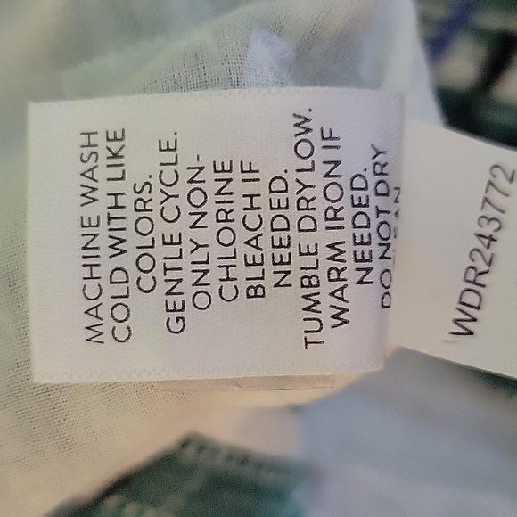 J. Jill Green White Ikat Stripe Embroidered Sheath Dress Size Small Petite SP - Picture 8 of 8